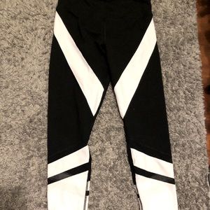 Black and white Leggings